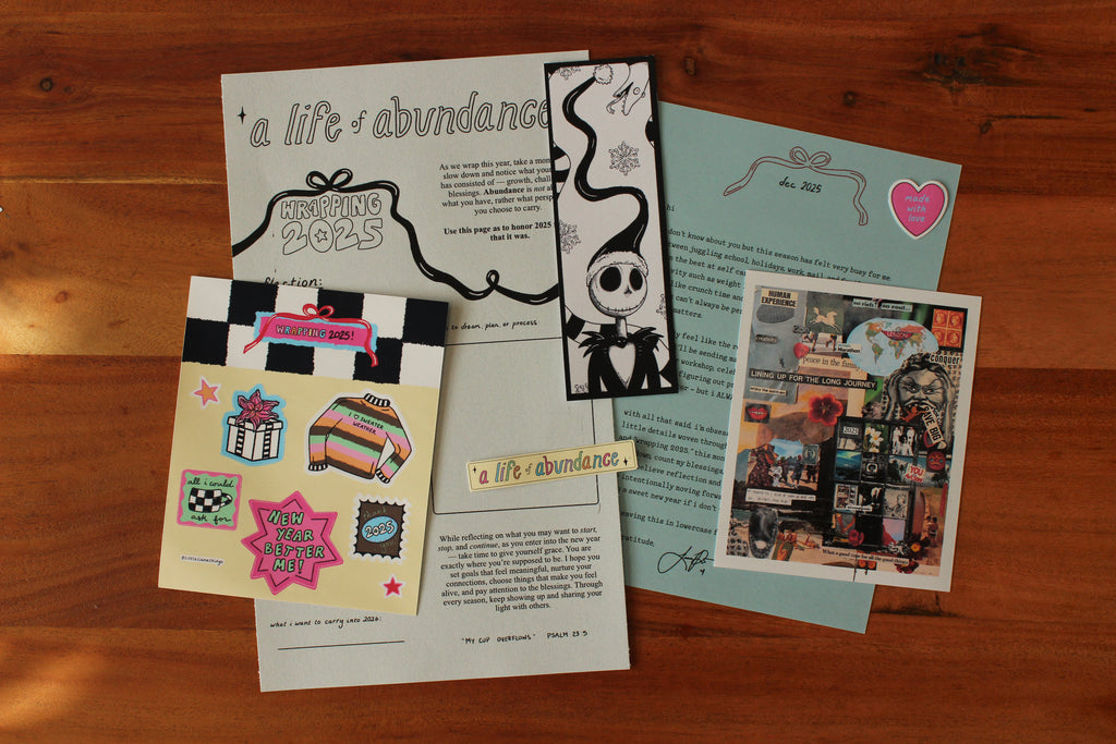 Wrapping 2025 Sticker Sheet