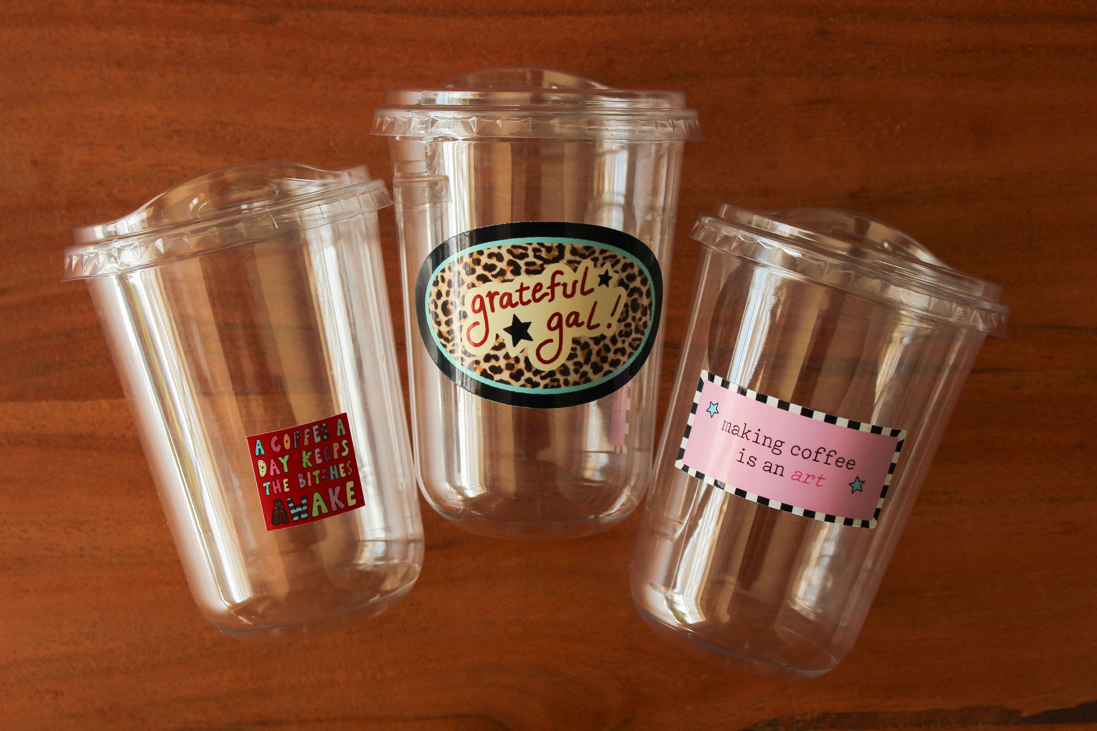 Coffee Girl Sticker Trio