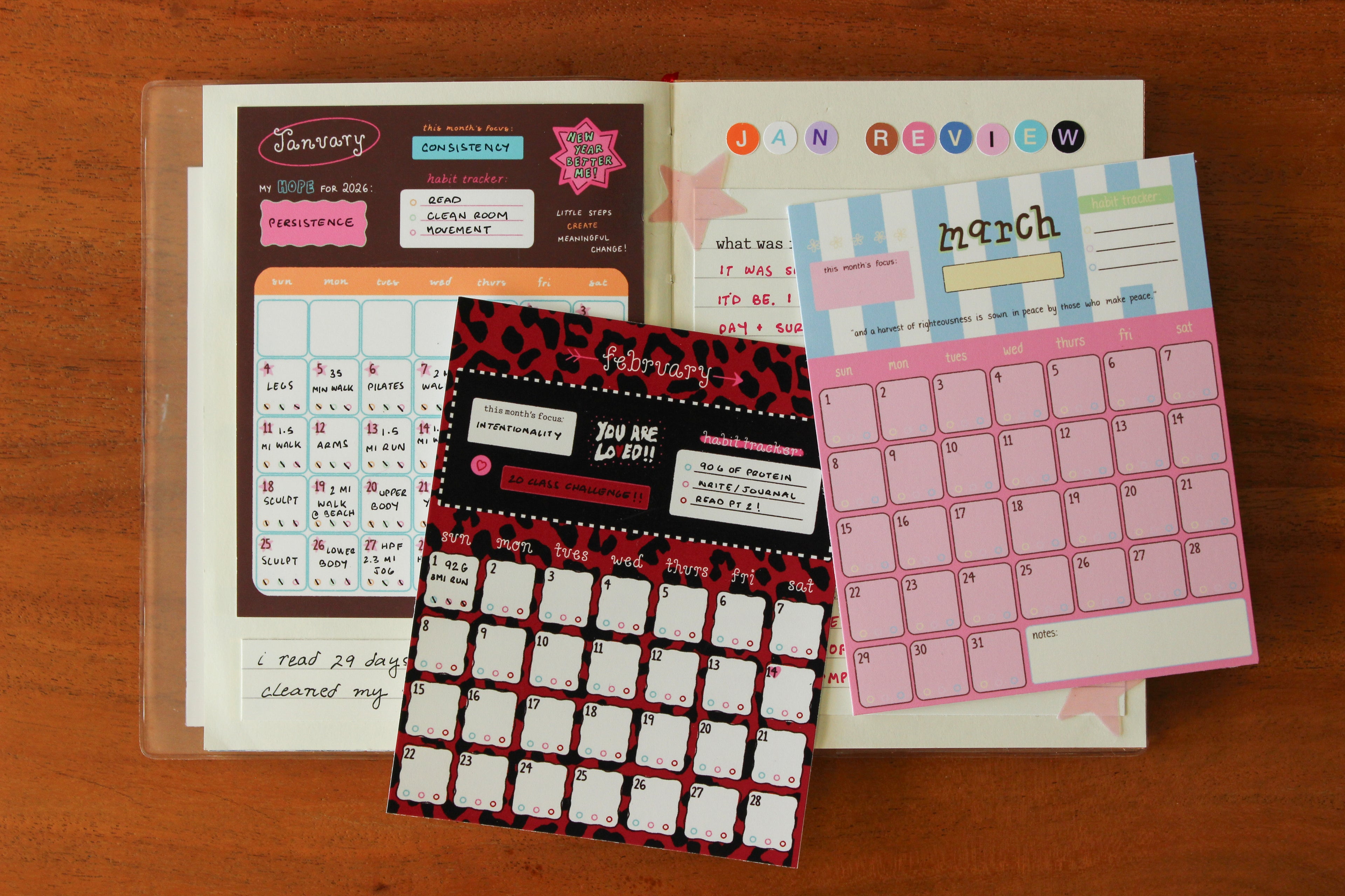 Habit Tracking Calendar