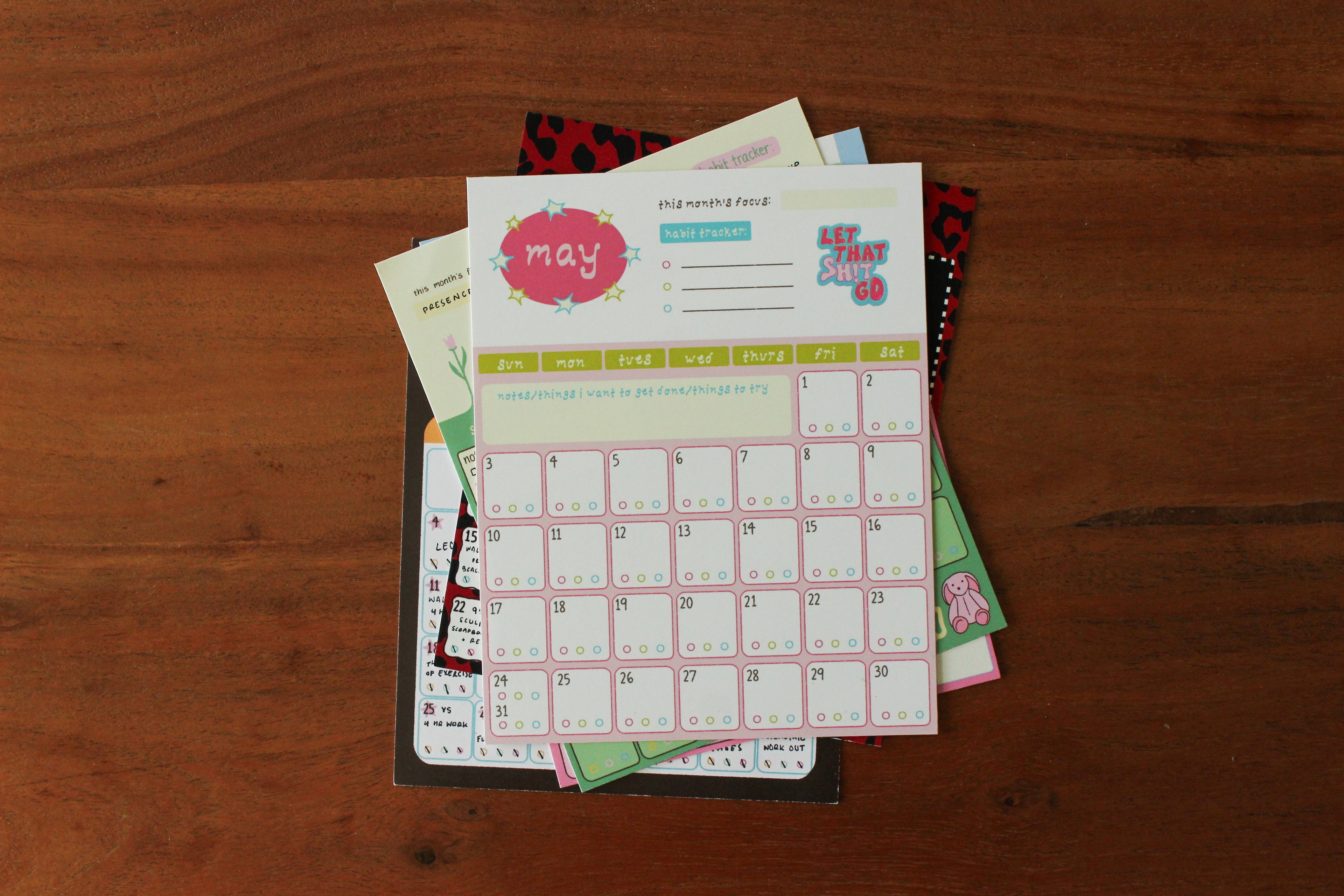 Habit Tracking Calendar
