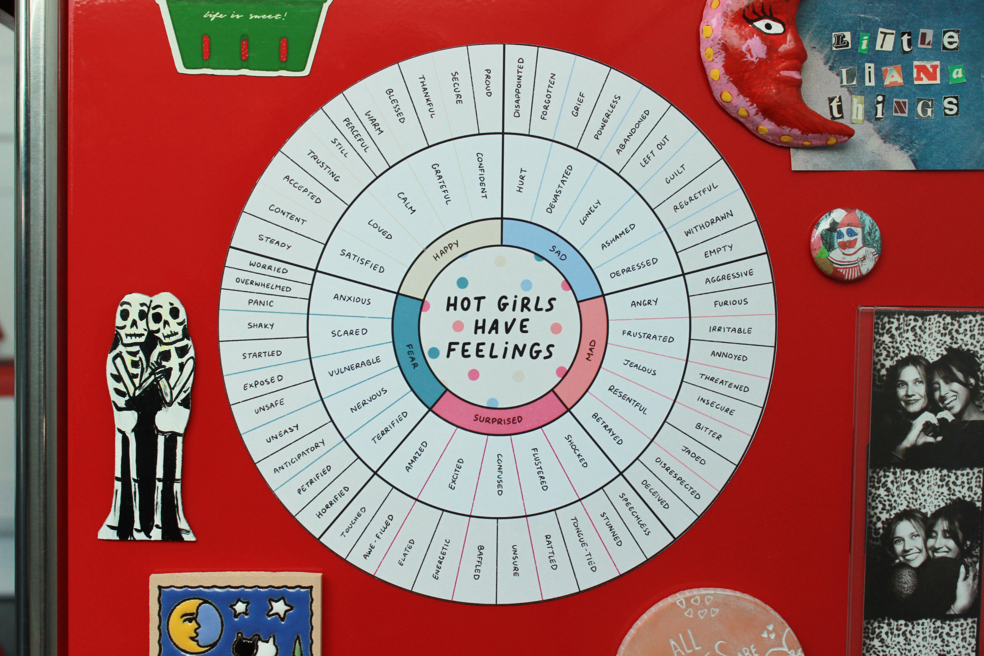 Hot Girls Have Feelings Wheel