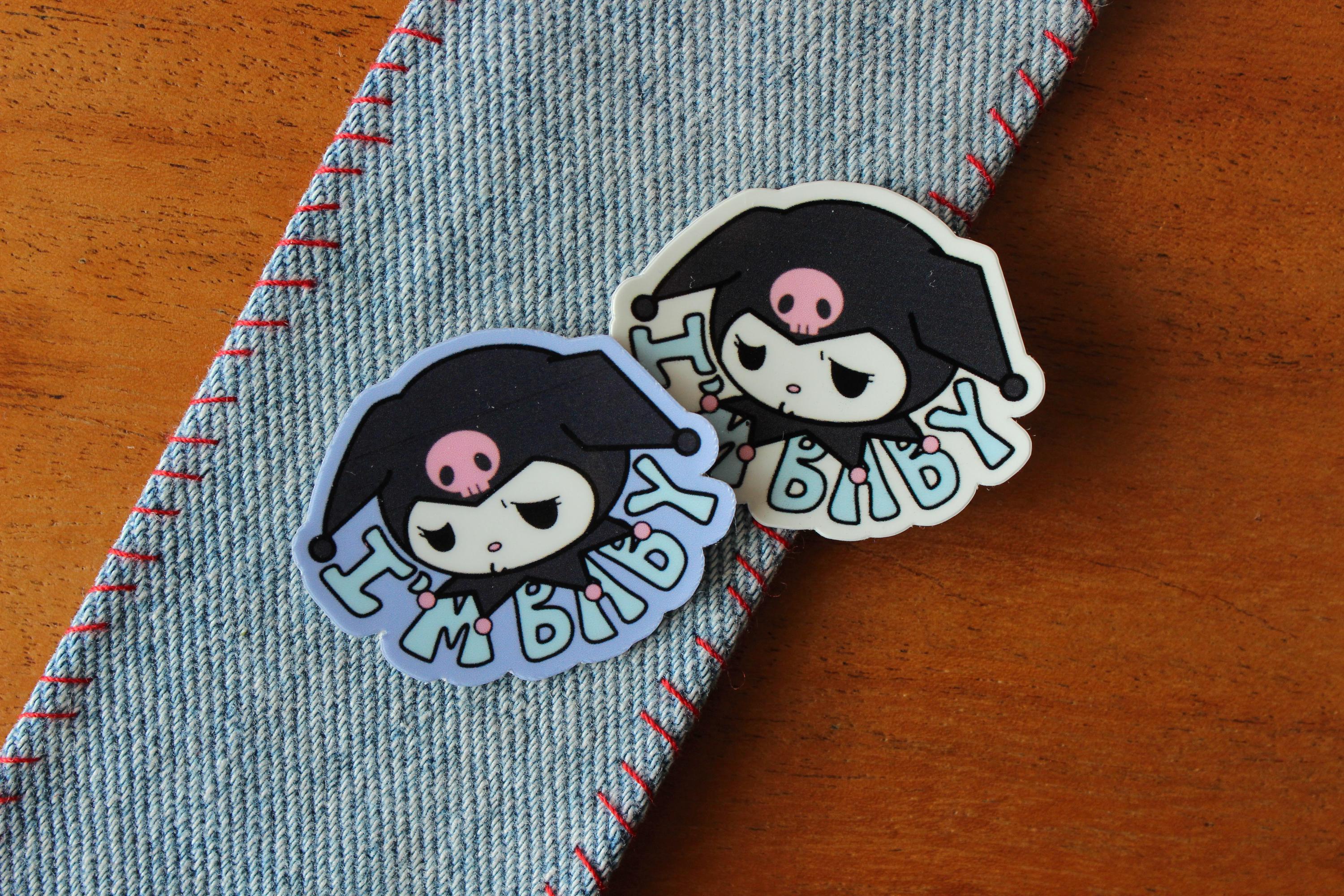 Kuromi 'I'm Baby' Sticker