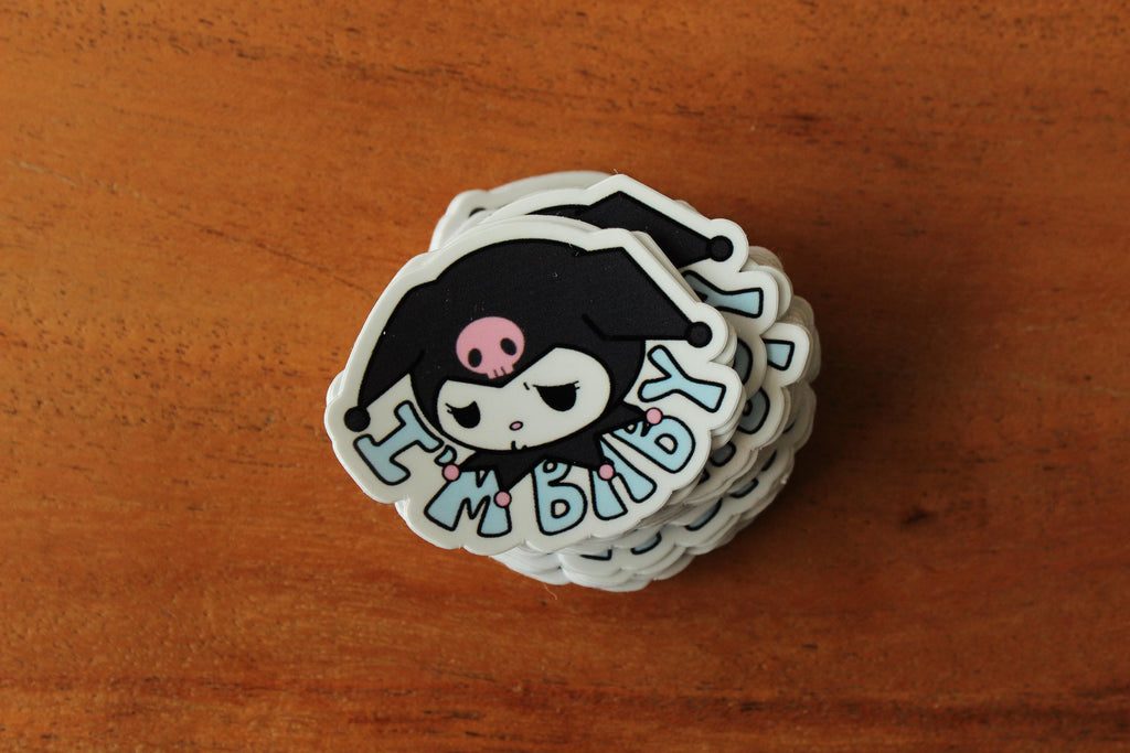 Kuromi 'I'm Baby' Sticker