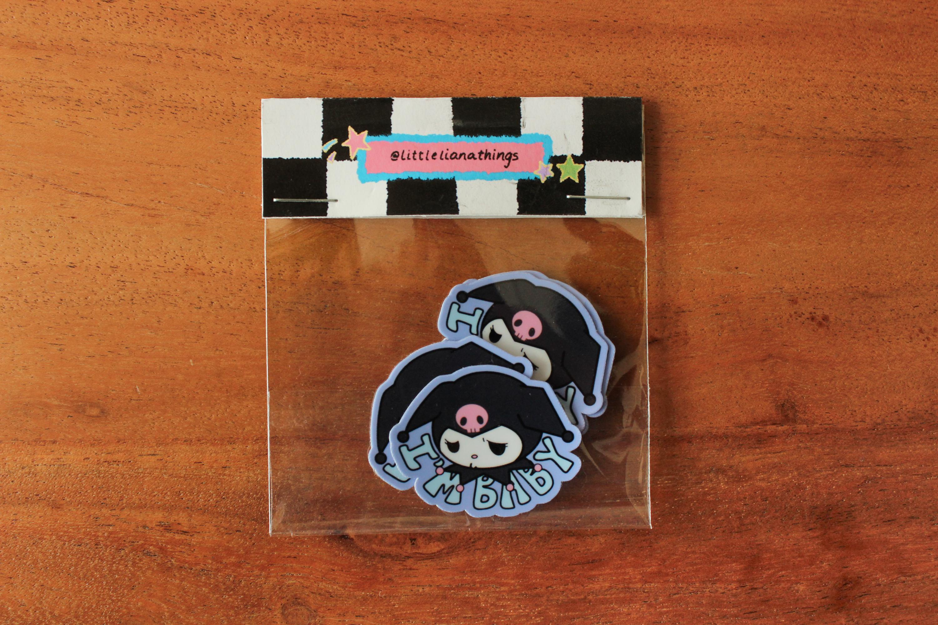 Kuromi 'I'm Baby' Sticker