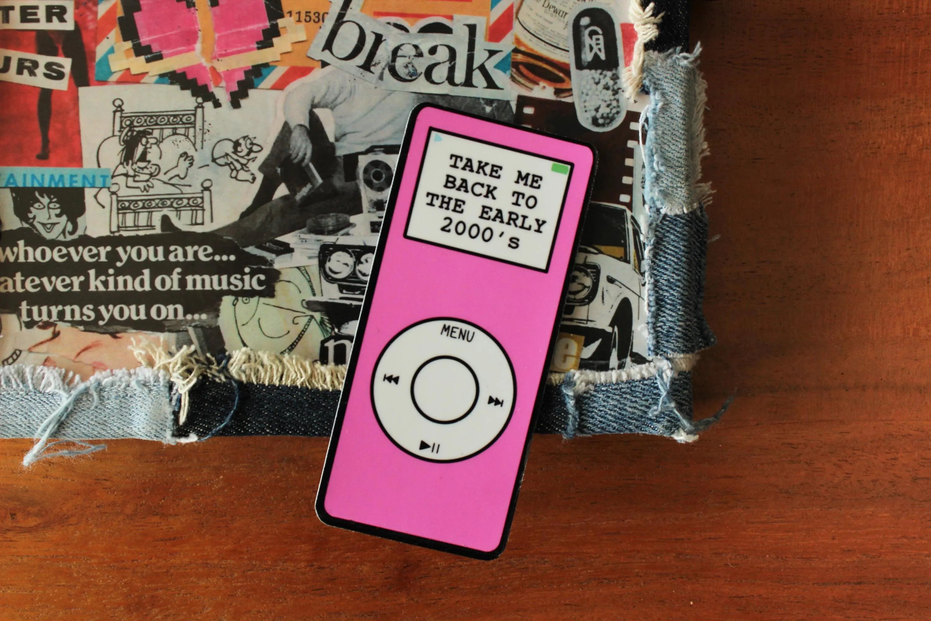 Take Me Back to the Early 2000s Ipod Nano Sticker